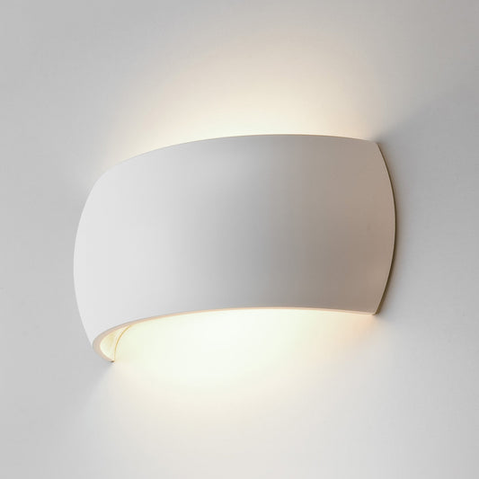 Lamp Candle| Milo 300 White Ceramic Wall Light