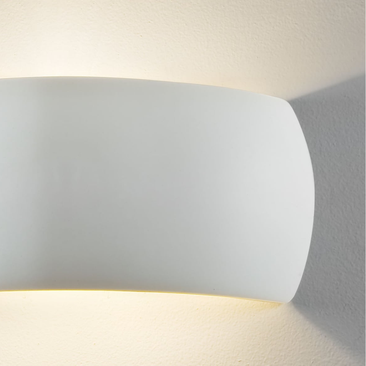 Lamp Candle| Milo 300 White Ceramic Wall Light