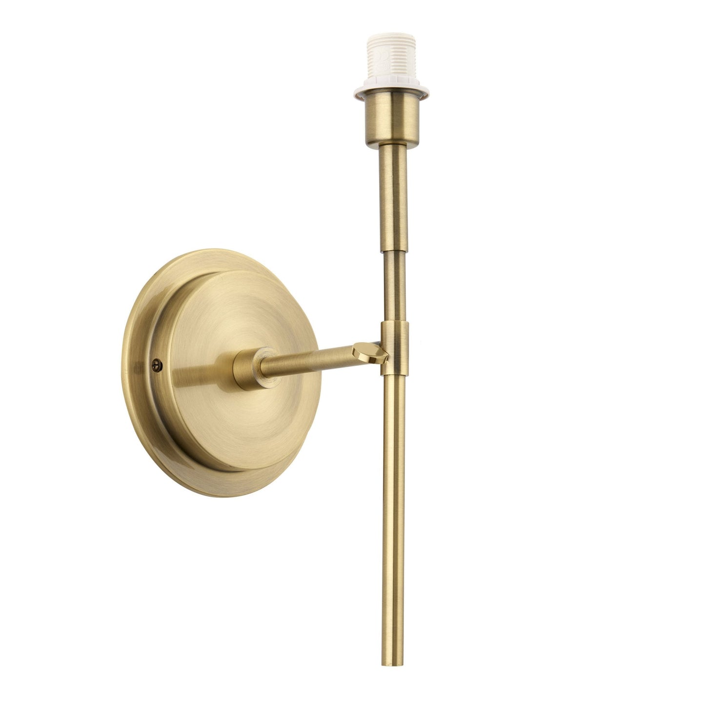 Lamp Candle| Rennes Single Wall Light in Antique Brass