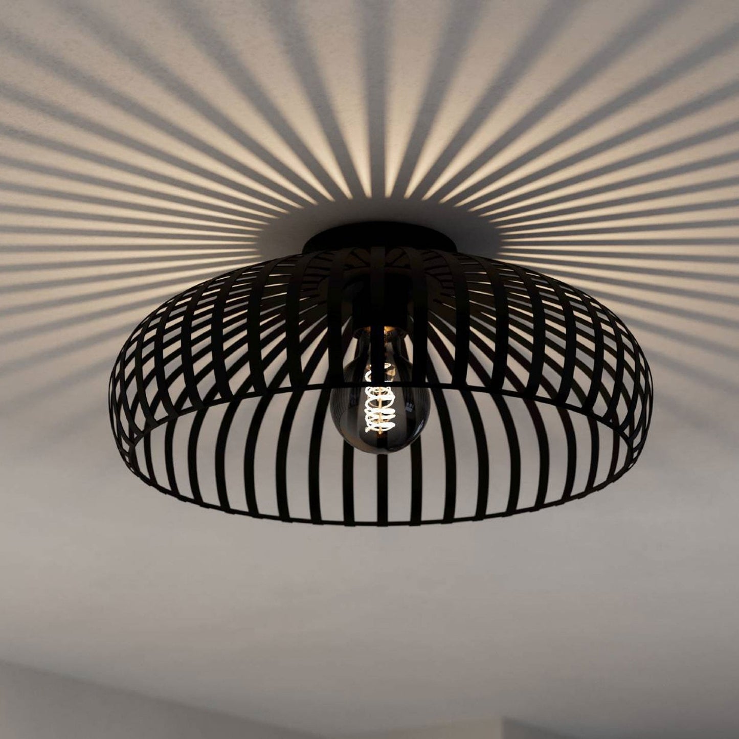 Lamp Candle| Mogano 3 430mm Ceiling Light in Black