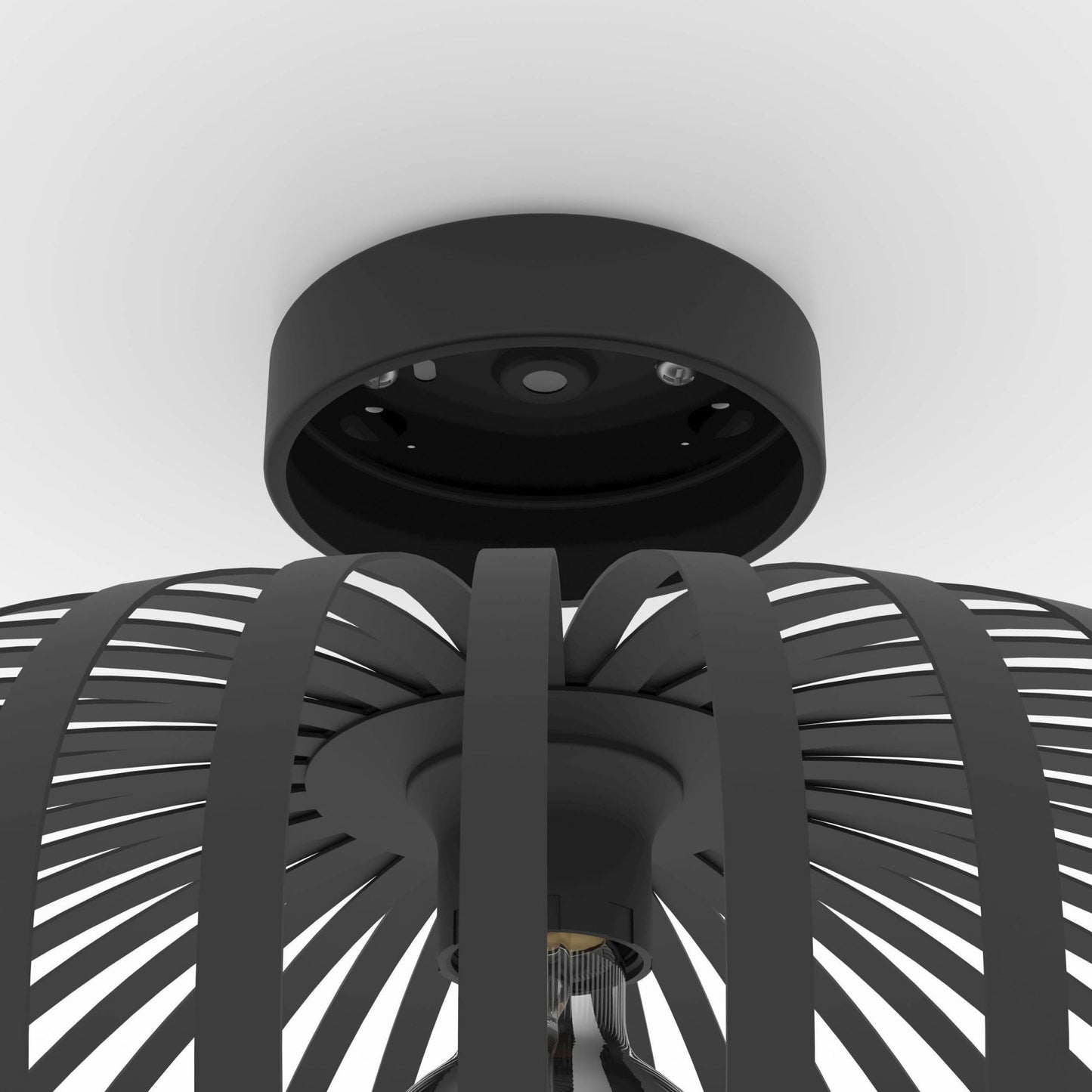 Lamp Candle| Mogano 3 430mm Ceiling Light in Black